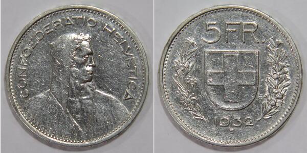 5 Franc 瑞士 銀 