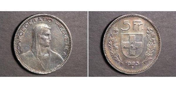 5 Franc 瑞士 銀 