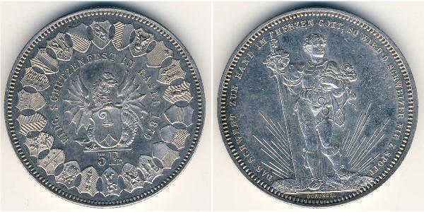 5 Franc 瑞士 銀 