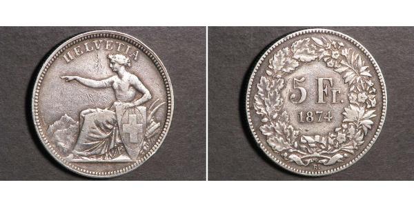 5 Franc 瑞士 銀 
