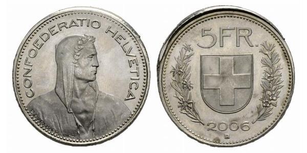 5 Franc 瑞士 銀 
