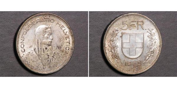 5 Franc 瑞士 銀 