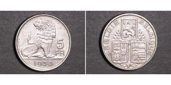 5 Franc 比利时 镍 