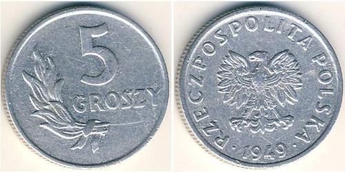 5 Grosh Polonia Alluminio 