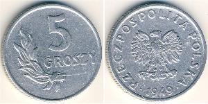 5 Grosh Poland Aluminium 