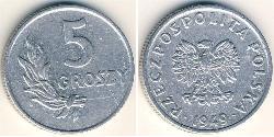 5 Grosh Polen Aluminium 