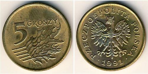 5 Grosh Third Polish Republic (1991 - ) Bronzo 