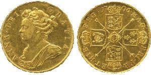 5 Guinea Kingdom of England (927-1649,1660-1707) Gold Anne, Queen of Great Britain (1665-1714)