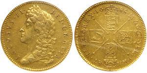 5 Guinea Kingdom of England (927-1649,1660-1707) Gold James II (1633-1701)