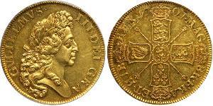 5 Guinea Kingdom of England (927-1649,1660-1707) Gold William III (1650-1702)