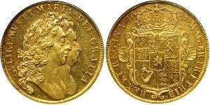 5 Guinea Königreich England (927-1649,1660-1707) Gold Wilhelm III (1650-1702)