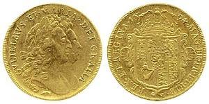 5 Guinea Königreich England (927-1649,1660-1707) Gold Wilhelm III (1650-1702)