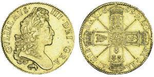 5 Guinea Königreich England (927-1649,1660-1707) Gold Wilhelm III (1650-1702)