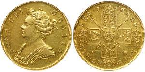 5 Guinea Königreich England (927-1649,1660-1707) Gold Anne (Großbritannien)(1665-1714)