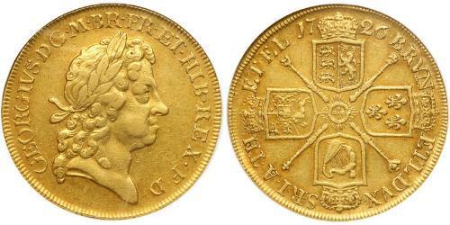 5 Guinea Royaume de Grande-Bretagne (1707-1801) Or George I (1660-1727)