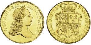 5 Guinea Regno Unito di Gran Bretagna (1707-1801) Oro Giorgio III (1738-1820)