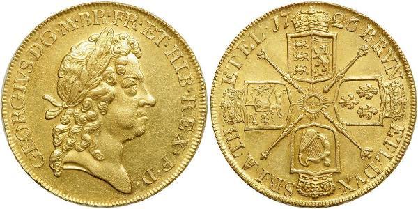 5 Guinea Regno Unito di Gran Bretagna (1707-1801) Oro Giorgio I (1660-1727)