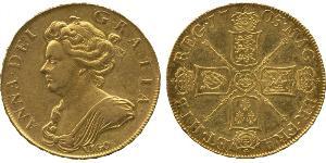 5 Guinea Reino de Inglaterra (927-1649,1660-1707) Oro Ana de Gran Bretaña(1665-1714)