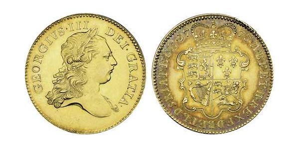 5 Guinea 大不列顛王國 (1707 - 1800) 金 喬治三世 (1738-1820)