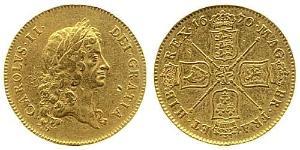 5 Guinea 英格兰王国 金 查理二世 (英格兰) (1630 - 1685)