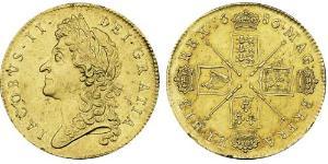 5 Guinea 英格兰王国 金 James II (1633-1701)