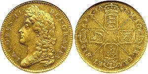 5 Guinea 英格兰王国 金 James II (1633-1701)