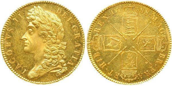 5 Guinea 英格兰王国 金 James II (1633-1701)