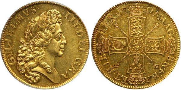 5 Guinea 英格兰王国 金 威廉三世 (奥兰治)