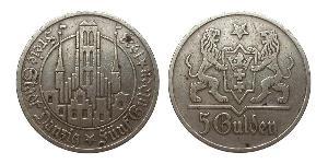 5 Gulden Gdansk (1920-1939) Argent 