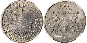 5 Gulden Gdansk (1920-1939) Argento 