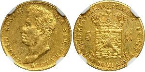 5 Gulden Netherlands Gold William I of the Netherlands (1772 - 1843)
