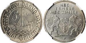 5 Gulden Gdansk (1920-1939) Plata 