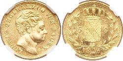 5 Gulden 巴登大公國 (1806 - 1918) 金 路德维希一世 (巴登)
