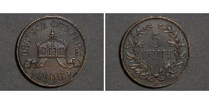 5 Heller Africa Orientale Tedesca (1885-1919) Bronzo 