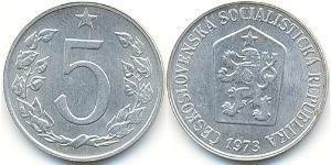 5 Heller Czechoslovakia (1918-1992) 铝 