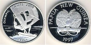 5 Kina Papua-Neuguinea Silber 