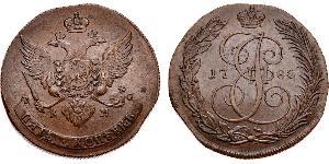 5 Kopeck Russian Empire (1720-1917) Copper Catherine II (1729-1796)