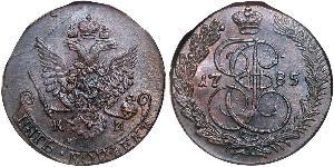 5 Kopeck Russian Empire (1720-1917) Copper Catherine II (1729-1796)