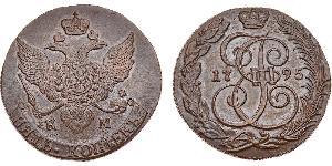 5 Kopeck Russian Empire (1720-1917) Copper Catherine II (1729-1796)