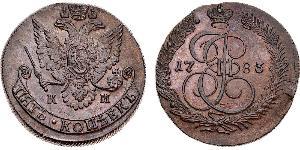 5 Kopeke Russisches Reich (1720-1917) Kupfer Katharina II (1729-1796)