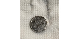 5 Kopeke Russisches Reich (1720-1917) Silber Jelisaweta I Petrowna (1709-1762)