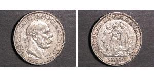 5 Korona Autriche-Hongrie (1867-1918) Argent Franz Joseph I (1830 - 1916)