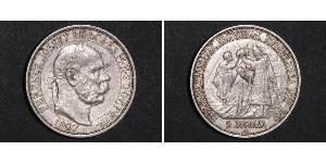 5 Korona Österreich-Ungarn (1867-1918) Silber Franz Joseph I (1830 - 1916)