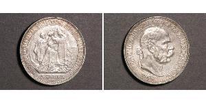 5 Korona Österreich-Ungarn (1867-1918) Silber Franz Joseph I (1830 - 1916)