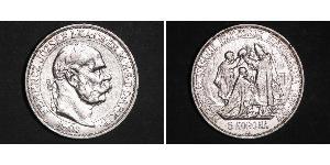 5 Korona Österreich-Ungarn (1867-1918) Silber Franz Joseph I (1830 - 1916)