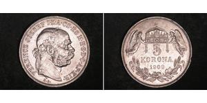 5 Korona Austria-Hungary (1867-1918) Silver Franz Joseph I (1830 - 1916)