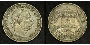 5 Korona Austria-Hungary (1867-1918) Silver Franz Joseph I (1830 - 1916)