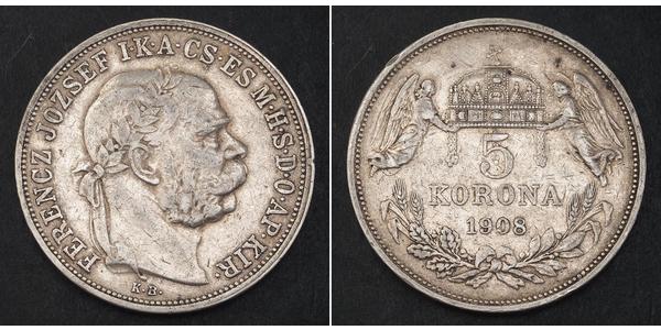 5 Korona Austria-Hungary (1867-1918) Silver Franz Joseph I (1830 - 1916)