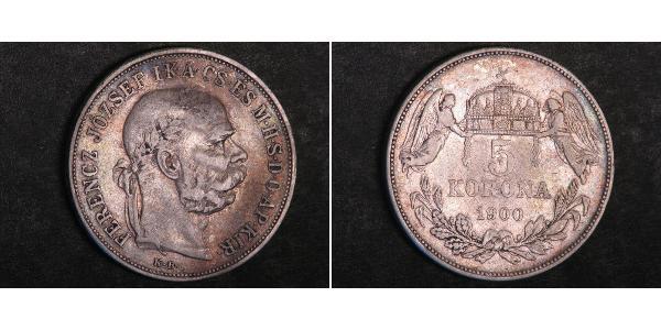 5 Korona Austria-Hungary (1867-1918) Silver Franz Joseph I (1830 - 1916)