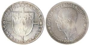5 Krone Svezia Argento 